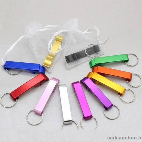 Porte-clés personnalisés Décapsuleur 50Pcs